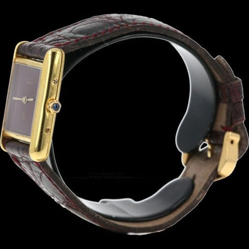 Montre Cartier Tank Vermeil - Montre femme à mouvement manuel 58 Facettes MT42291