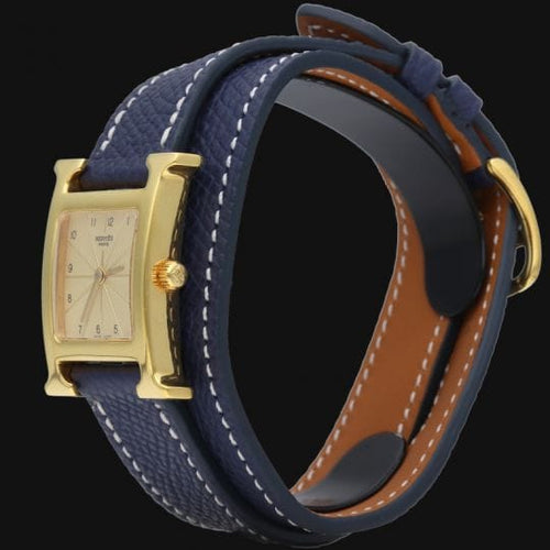 Montre Hermès Heure H - Montre femme quartz 25 mm 58 Facettes MT43496
