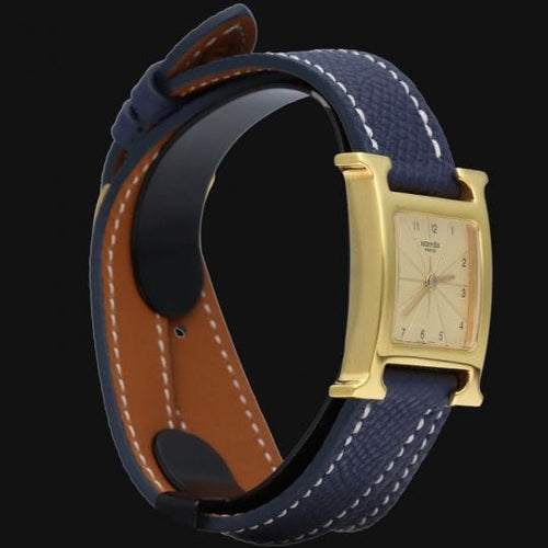 Montre Hermès Heure H - Montre femme quartz 25 mm 58 Facettes MT43496