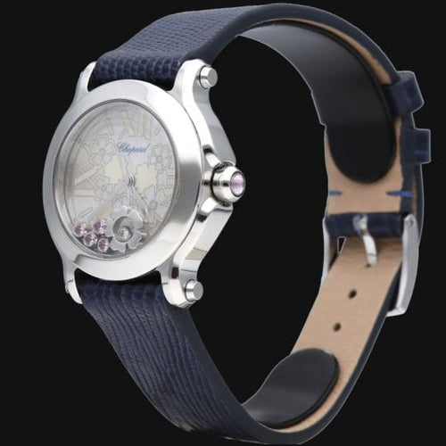 Montre Chopard Happy Sport - Montre Happy Sport Flower femme 30 mm 58 Facettes MT43565