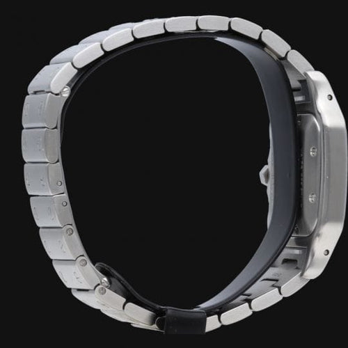 Montre Cartier Santos Galbée - Montre femme automatique en acier 29 mm 58 Facettes MT43424