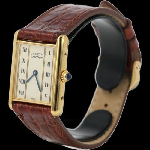 Montre Cartier Must - Montre femme en vermeil, quartz 58 Facettes MT43316