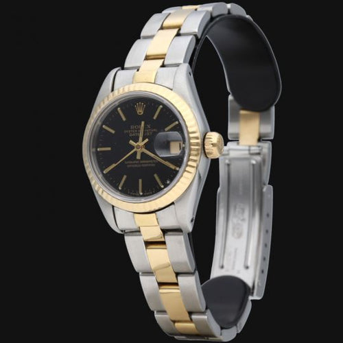 Montre Rolex Datejust - Montre femme 26 mm en acier et or jaune 58 Facettes MT44320