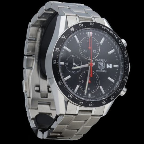 Montre TAG Heuer Carrera - Montre chronographe Calibre 16 en acier 58 Facettes MT44520