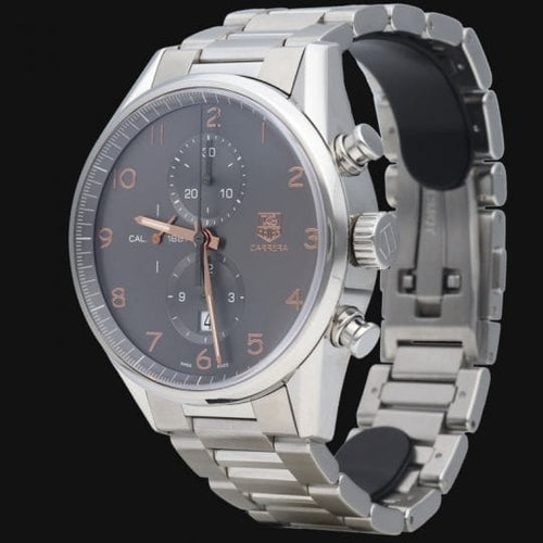 Montre TAG Heuer Carrera - Montre chronographe Calibre 1887 en acier 58 Facettes MT44494