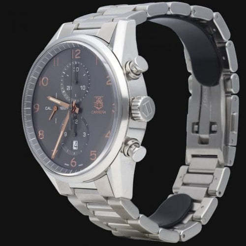 Montre TAG Heuer Carrera - Montre chronographe Calibre 1887 en acier 58 Facettes MT44494