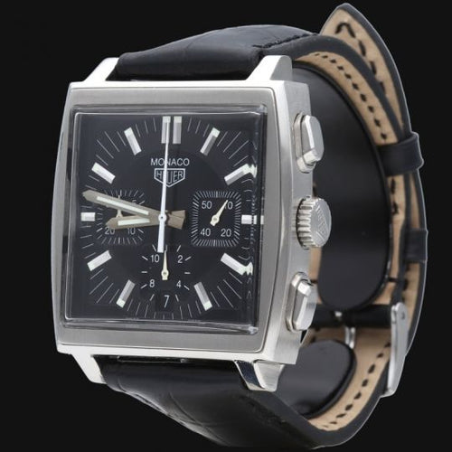 Montre TAG Heuer Monaco - Montre chronographe automatique homme en acier 58 Facettes MT44512