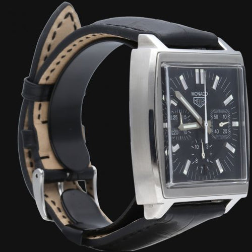 Montre TAG Heuer Monaco - Montre chronographe automatique homme en acier 58 Facettes MT44512