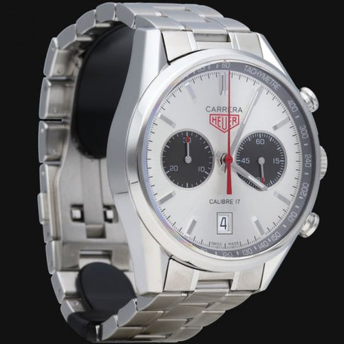 Montre TAG Heuer Carrera - Montre chronographe Calibre 16 en acier 41 mm 58 Facettes MT44524
