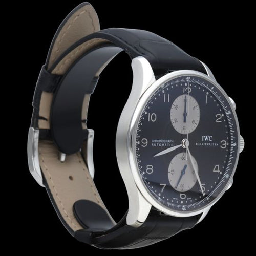 Montre IWC Portuguese Chronograph - Montre automatique homme en acier 58 Facettes MT44462