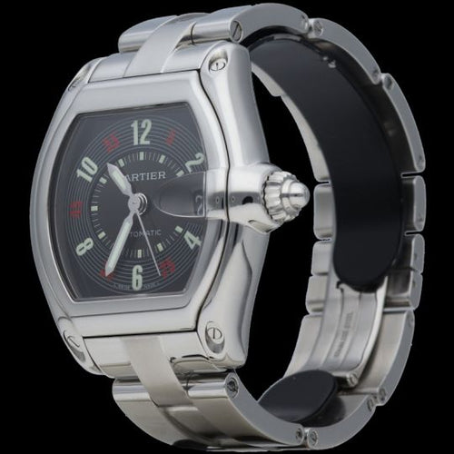 Montre Cartier Roadster - Montre automatique homme en acier 37 mm 58 Facettes MT44453