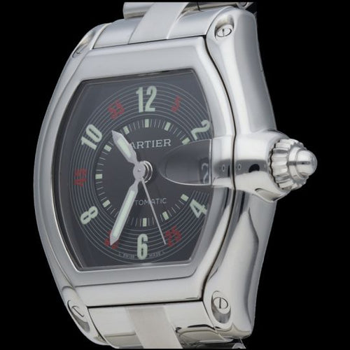 Montre Cartier Roadster - Montre automatique homme en acier 37 mm 58 Facettes MT44453