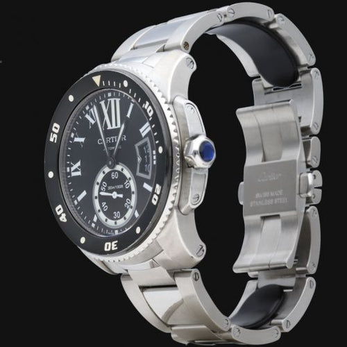 Montre Cartier Calibre de Cartier Diver - Montre homme en acier 58 Facettes MT44421