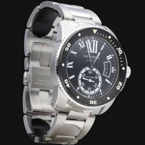 Montre Cartier Calibre de Cartier Diver - Montre homme en acier 58 Facettes MT44421