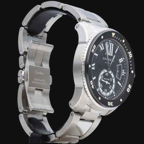 Montre Cartier Calibre de Cartier Diver - Montre homme en acier 58 Facettes MT44421