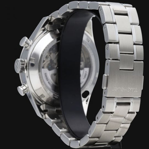 Montre TAG Heuer Carrera - Montre chronographe Calibre 1887 en acier 58 Facettes MT44497