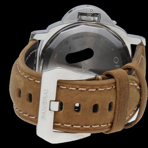 Montre Panerai Luminor Base Logo - Montre homme en acier 44 mm 58 Facettes MT41919
