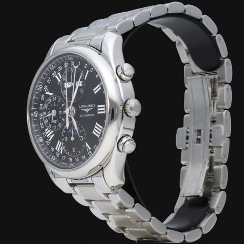 Montre Longines Master Collection - Montre chronographe calendrier phase de lune 58 Facettes MT44466