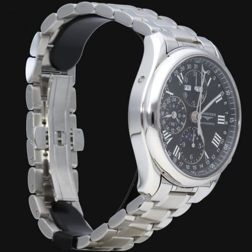 Montre Longines Master Collection - Montre chronographe calendrier phase de lune 58 Facettes MT44466