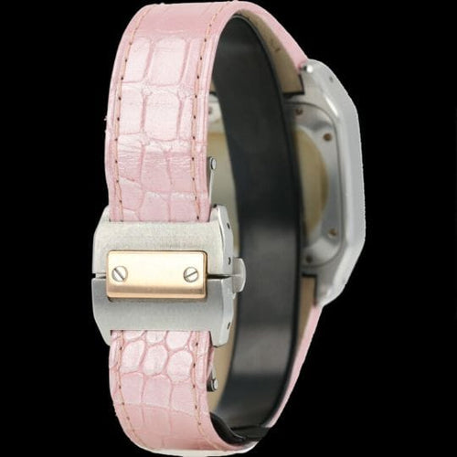 Montre Cartier Santos 100 - Montre automatique en or rose et acier 58 Facettes MT44406