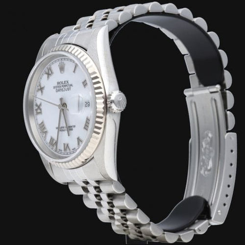 Montre Rolex Datejust - Montre 36 mm en acier et or blanc 58 Facettes MT44149