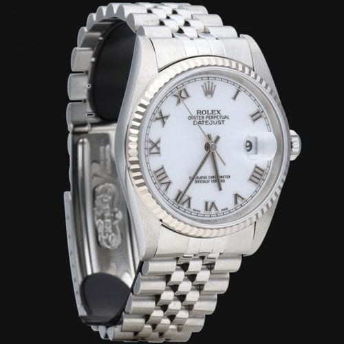 Montre Rolex Datejust - Montre 36 mm en acier et or blanc 58 Facettes MT44149