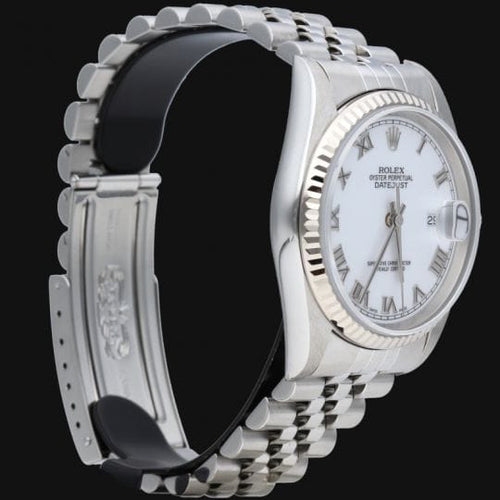 Montre Rolex Datejust - Montre 36 mm en acier et or blanc 58 Facettes MT44149