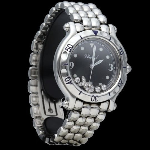 Montre Chopard Happy Sport - Montre femme quartz en acier 32 mm 58 Facettes MT44771