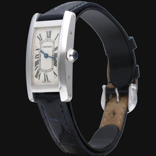 Montre Cartier Tank Américaine - Montre quartz en or blanc 58 Facettes MT44442