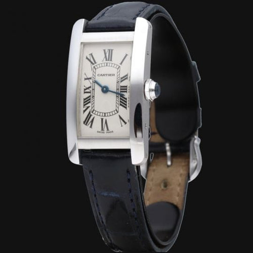 Montre Cartier Tank Américaine - Montre quartz en or blanc 58 Facettes MT44442