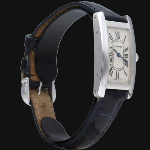 Montre Cartier Tank Américaine - Montre quartz en or blanc 58 Facettes MT44442