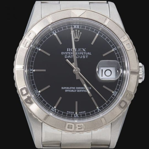 Montre Rolex Datejust Turn-O-Graph - Montre automatique 36 mm en acier 58 Facettes MT44100