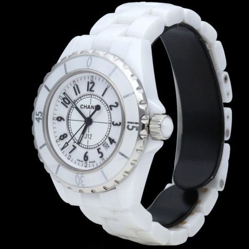 Montre Chanel J12 - Montre 33 mm à quartz en céramique 58 Facettes MT44563