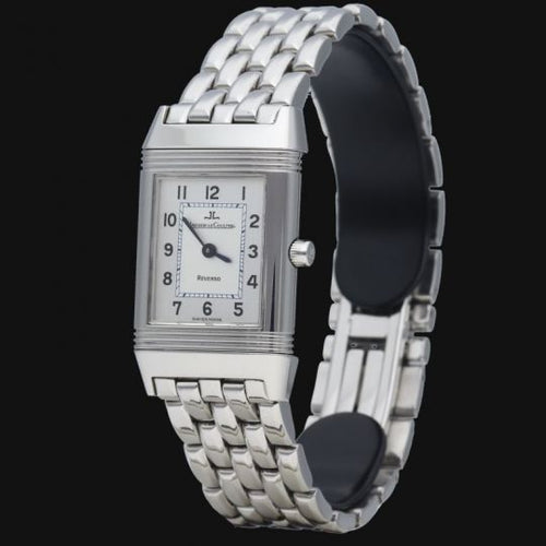 Montre Jaeger-LeCoultre Reverso - Montre classique Petit Monoface en acier 58 Facettes MT43956