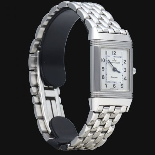 Montre Jaeger-LeCoultre Reverso - Montre classique Petit Monoface en acier 58 Facettes MT43956