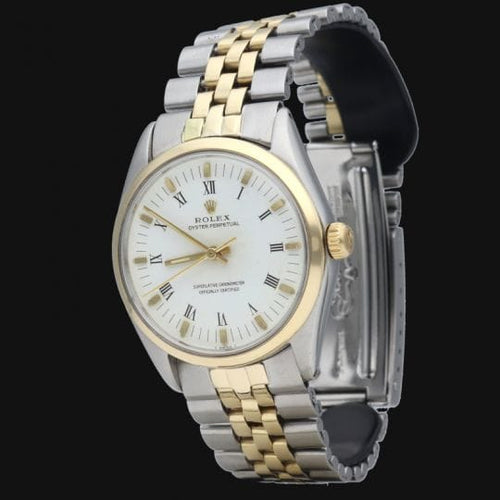 Montre Rolex Oyster Perpetual - Montre 34 mm en or jaune et acier 58 Facettes MT39932