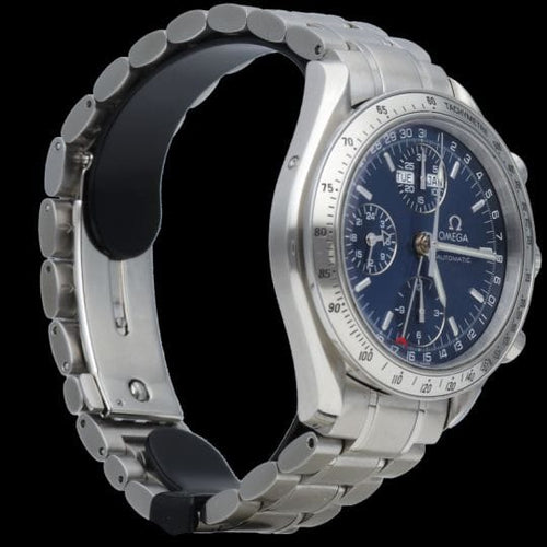 Montre Omega Speedmaster - Montre chronographe Day-Date en acier 58 Facettes MT43739