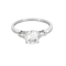 Bague 53 Solitaire en platine et diamants 58 Facettes B250574