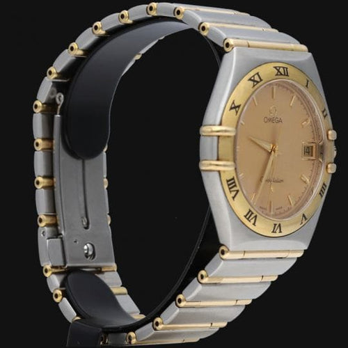 Montre Omega Constellation - Montre homme quartz en or jaune et acier 58 Facettes MT44546