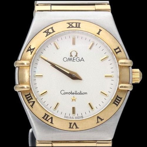 Montre Omega Constellation - Montre quartz femme 23 mm en or jaune et acier 58 Facettes MT44536