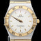 Montre Omega Constellation - Montre quartz femme 23 mm en or jaune et acier 58 Facettes MT44536