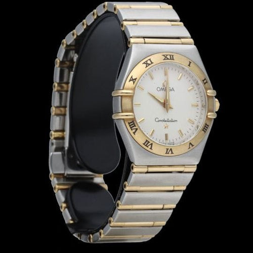 Montre Omega Constellation - Montre quartz femme 23 mm en or jaune et acier 58 Facettes MT44536