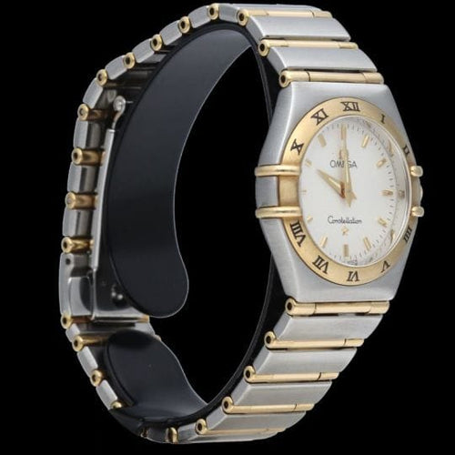 Montre Omega Constellation - Montre quartz femme 23 mm en or jaune et acier 58 Facettes MT44536