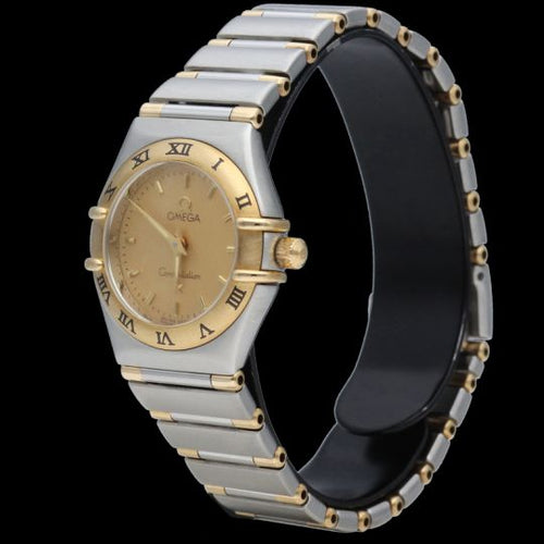 Montre Omega Constellation - Montre femme quartz en or jaune et acier 58 Facettes MT44033