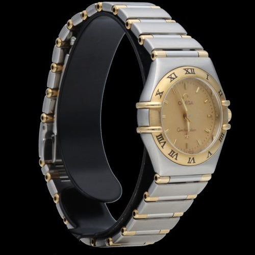 Montre Omega Constellation - Montre femme quartz en or jaune et acier 58 Facettes MT44033