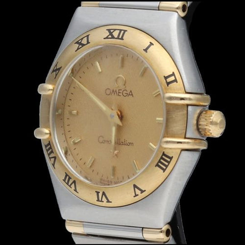 Montre Omega Constellation - Montre femme quartz en or jaune et acier 58 Facettes MT44033
