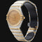 Montre Omega Constellation - Montre Mini 22 mm quartz en or jaune et acier 58 Facettes MT44011