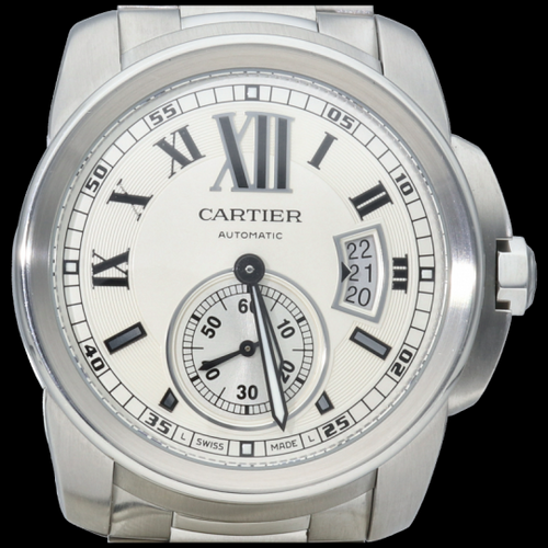 Montre Cartier Calibre de Cartier - Montre homme automatique 42 mm en acier 58 Facettes MT44412