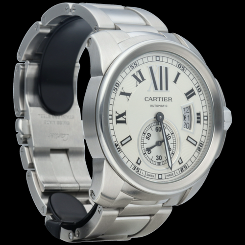 Montre Cartier Calibre de Cartier - Montre homme automatique 42 mm en acier 58 Facettes MT44412