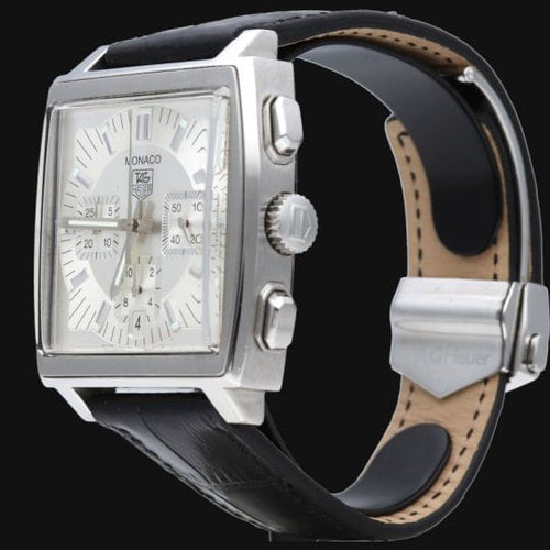 Montre TAG Heuer Monaco - Montre chronographe automatique en acier 58 Facettes MT44526